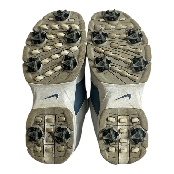 Nike Women’s White Blue Golf Sneakers Sport Performance Size 7.5 - Picture 5 of 5